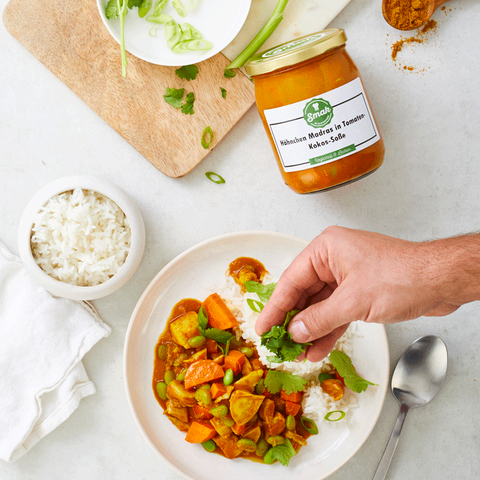 Hähnchen Madras